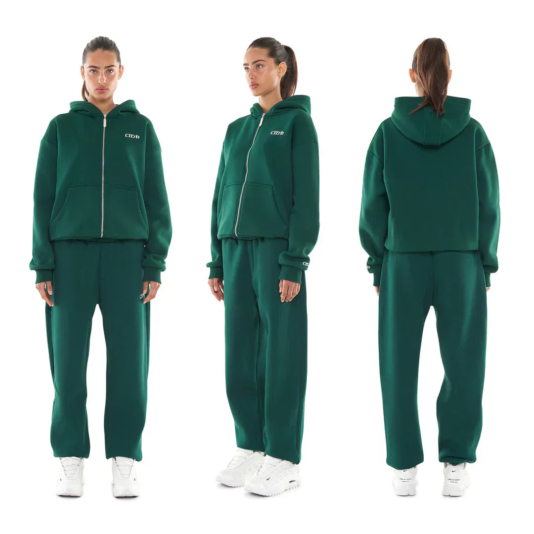ZIP-UP DARK GREEN