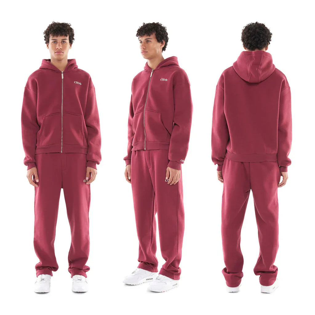 ZIP-UP RICH RED