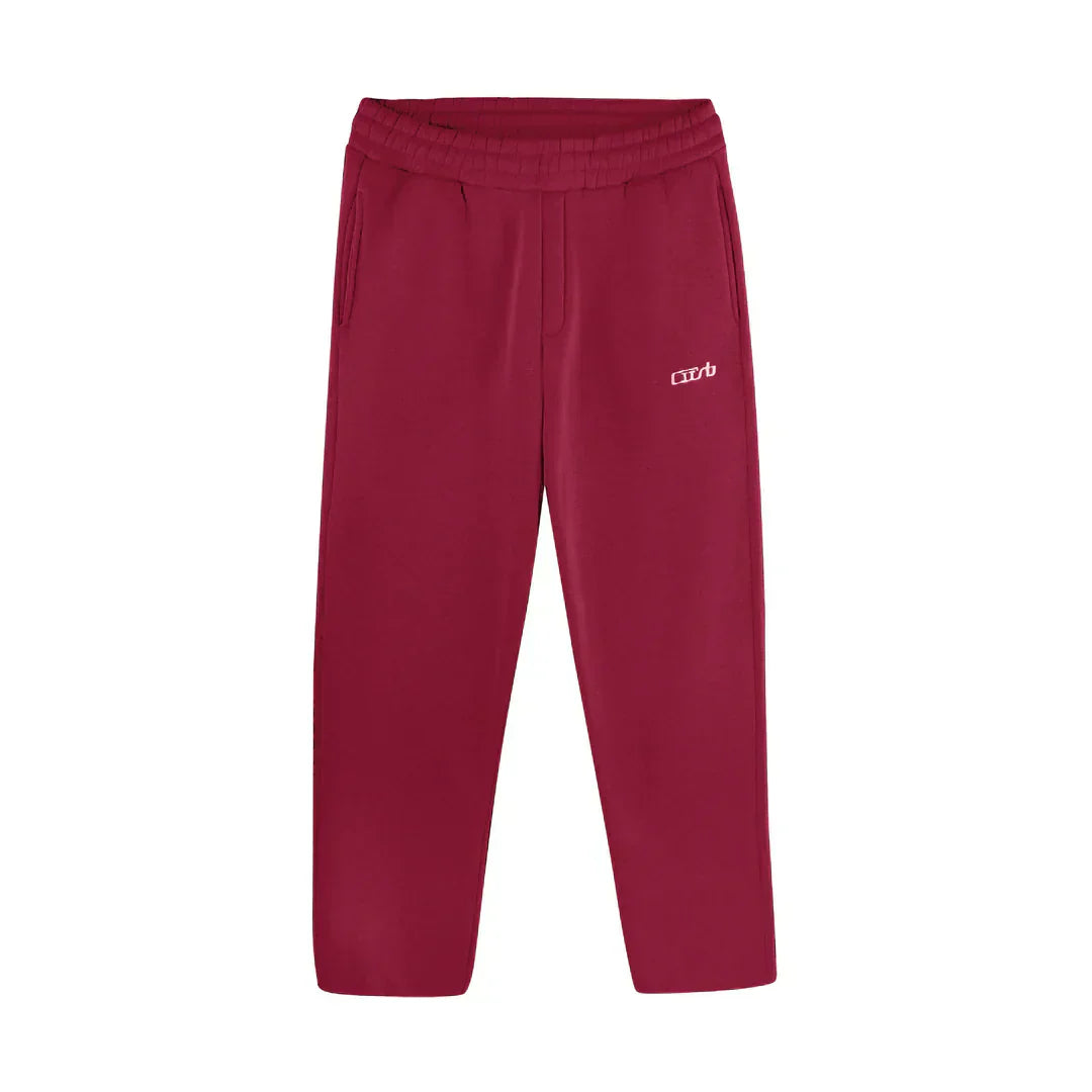 OPEN LEG JOGGER RICH RED